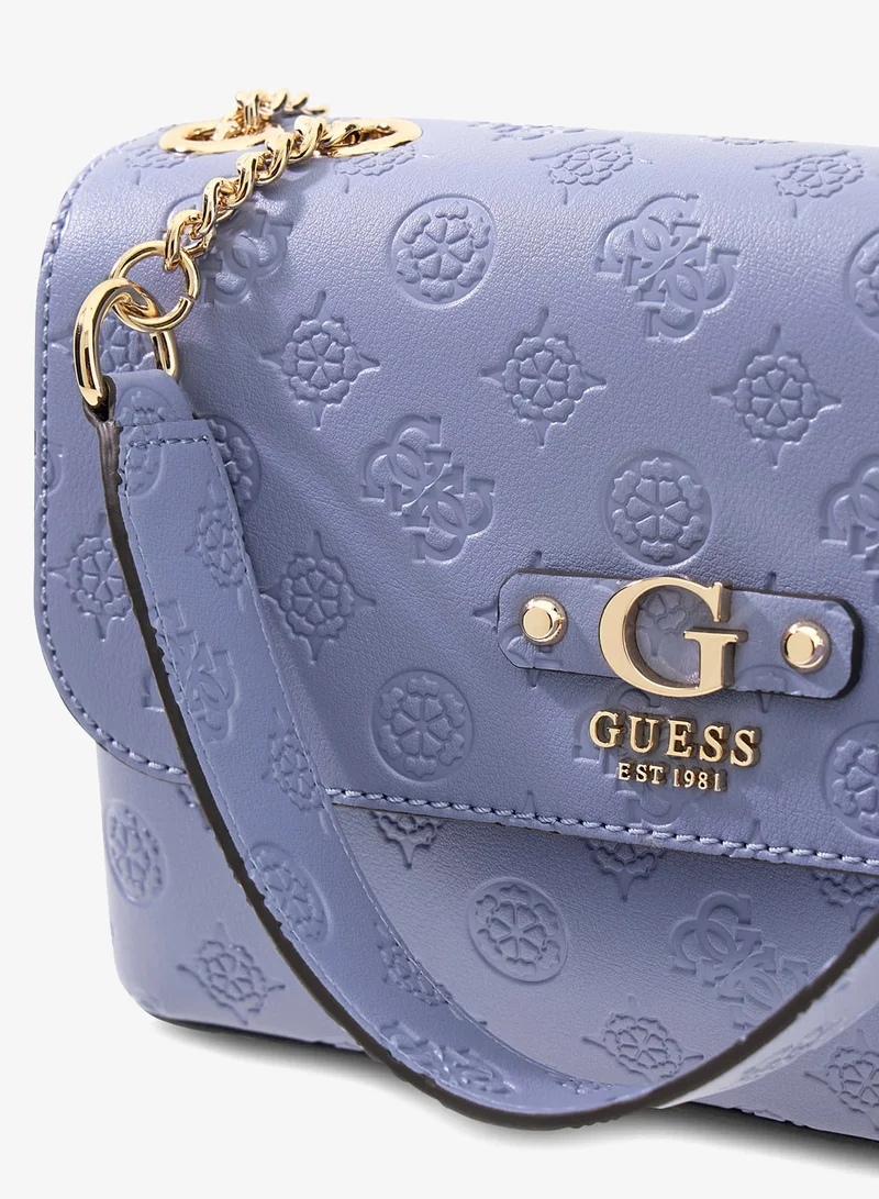 GUESS Dita Convertible Flap Over Crossbody Bag